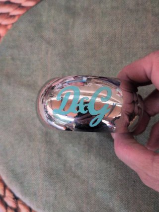 Pulsera rígida D&G plateada