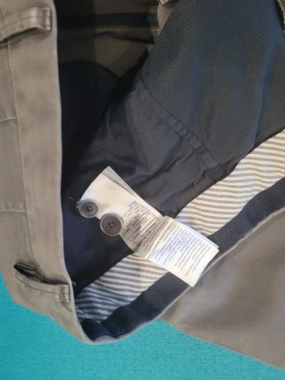 Pantalone Tommy Hilfiger grigio cotone CHINO