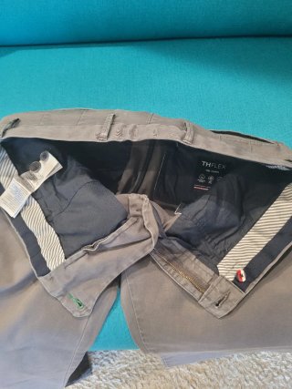 Pantalone Tommy Hilfiger grigio cotone CHINO