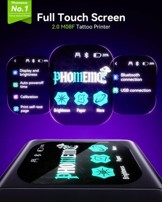 Phomemo M08F Plus Termocopiadora Tattoo AI