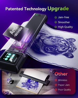 Phomemo M08F Plus Termocopiadora Tattoo AI