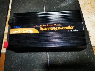 Inversor 1500W/3000W 24V DC a 230V AC