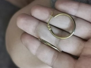 Pendientes Aro Dorados