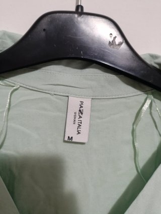 Camicetta crop verde taglia M