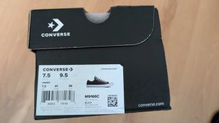 Converse Negras Bajas Talla 41