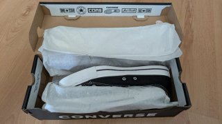 Converse Negras Bajas Talla 41
