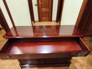 Mueble zapatero de madera