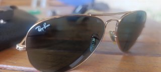 Gafas Ray-Ban Aviator RB3025 Dorado/Negro