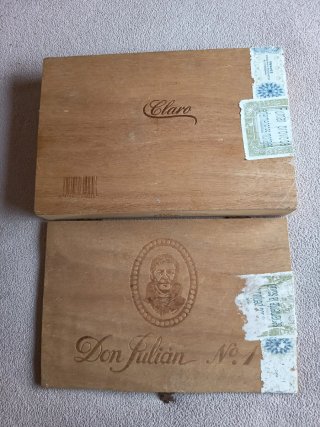 Scatola in legno per sigari Don Julián N° 1