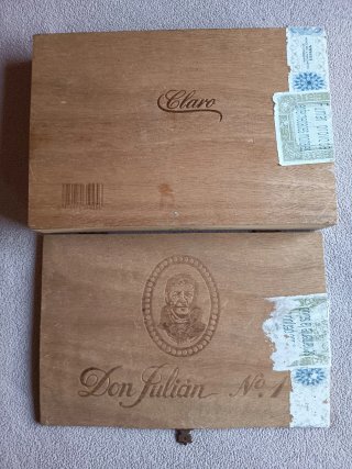 Scatola in legno per sigari Don Julián N° 1