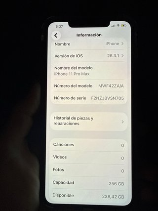 iPhone 11 Pro Max 256 GB verde NO TIENE NADA ROTO