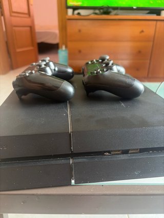 Consola PS4 (PlayStation 4) Negra + 2 Mandos