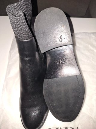 Botines Zara Negros Talla 38