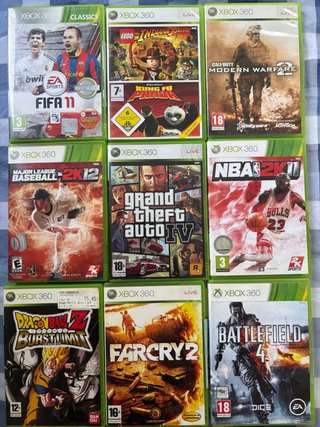 Colección Videojuegos Xbox 360