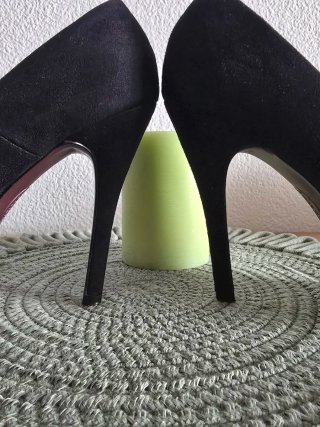 Zapatos de tacón negros
