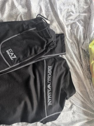 Conjunto EA7 Emporio Armani Negro