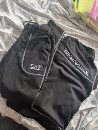 Conjunto EA7 Emporio Armani Negro