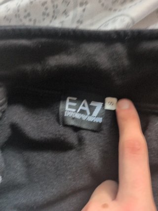 Conjunto EA7 Emporio Armani Negro