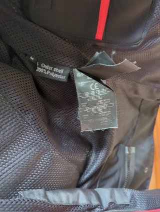 Chaqueta MTECH Negra y Morada Moto