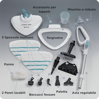 Ariete 4164, Steam mop 10 en 1, mopa a vapor
