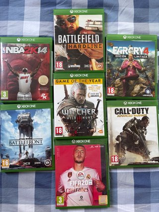 Colección 7 Videojuegos Xbox One