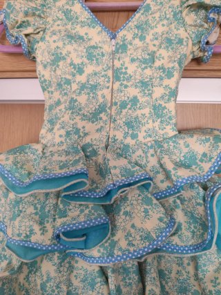 Traje flamenca niña. Talla 0-1