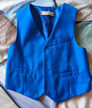 Traje azul formal niño