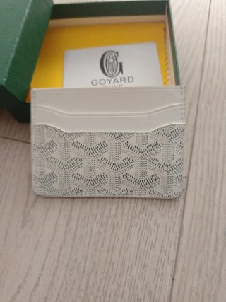 Tarjetero Goyard Beige/Blanco
