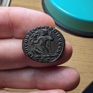 Moneda romana Licinio I 312-313 d.C.