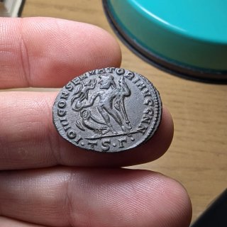Moneda romana Licinio I 312-313 d.C.