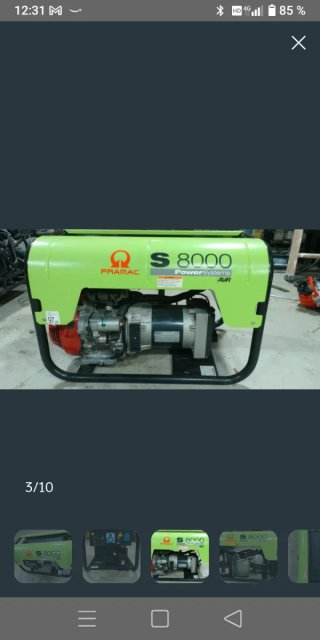 Generador Pramac S8000 Honda GX390