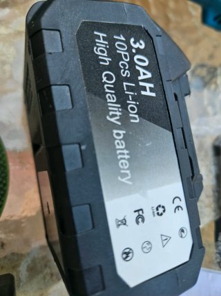 Amoladora Radial con 2 Baterías