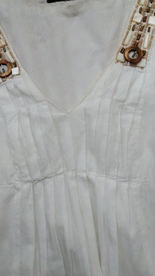 Vestido crema Calvin Klein Jeans