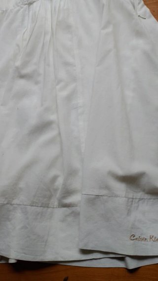 Vestido crema Calvin Klein Jeans