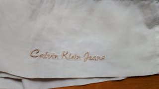 Vestido crema Calvin Klein Jeans