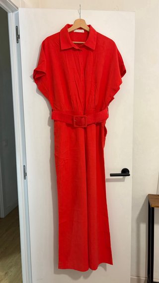 Mono mujer Mango rojo