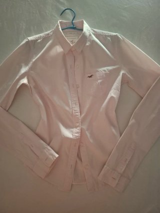 Camisa Hollister Rosa Talla XS