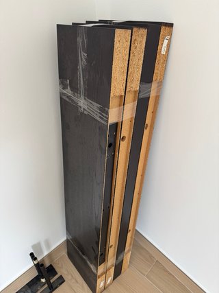 4 Estanterías Ikea Negra Madera