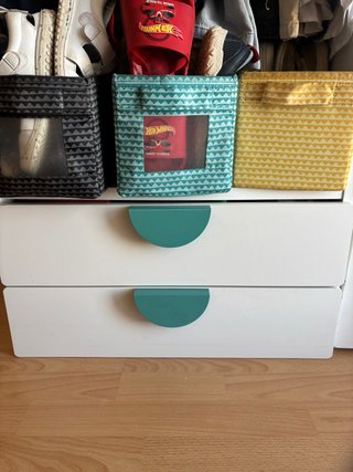 Set di 2 Armadietti Smastad Ikea Bianco e Verde
