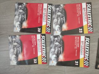 4 Folletos Scalextric Seat 850 Coupé