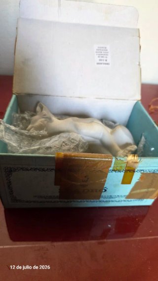 Figura Lladro Gatito Expectante Porcelana