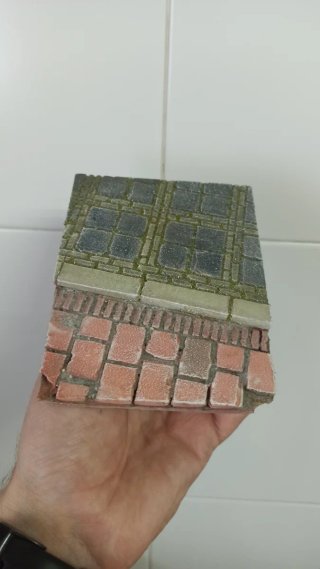 Maquetas/peanas de calles para dioramas
