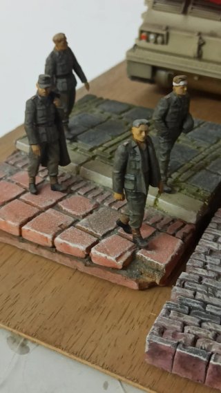 Maquetas/peanas de calles para dioramas