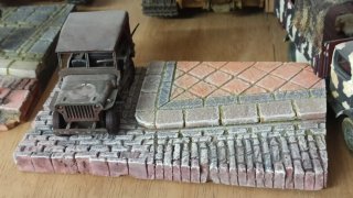 Maquetas/peanas de calles para dioramas