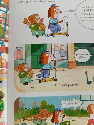 Otto el perro cartero: un libro para buscar cosas