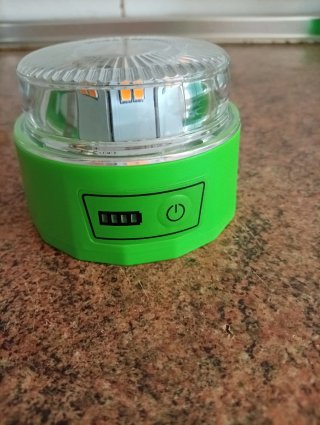 Luz de emergencia LED verde