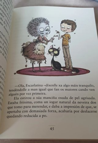 Escarlatina, a cociñeira defunta. Gallego