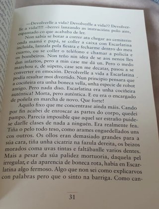 Escarlatina, a cociñeira defunta. Gallego