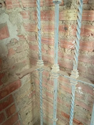 Reja de forja para ventana de 1,80 x 1,255.