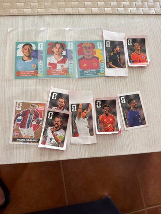 Cromos Mundial panini y coca cola